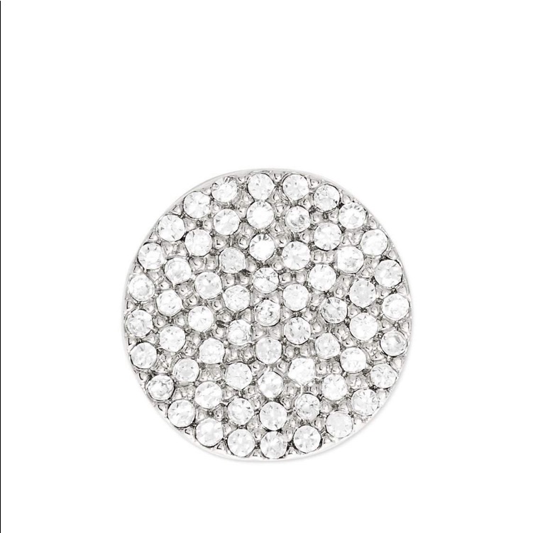 Keep Collective - Silver Sparkling Pave Disc 12$